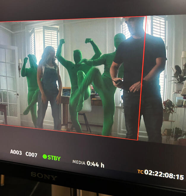 Greenscreen for commercial Greenscreen for commercial
